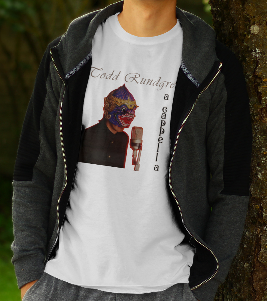 Todd Rundgren A Cappella Mask With Microphone T-Shirt