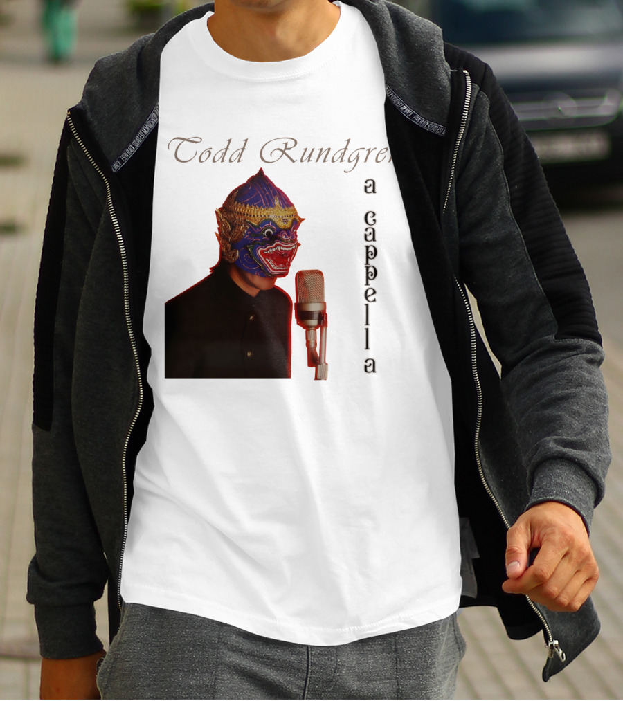 Todd Rundgren A Cappella Mask With Microphone T-Shirt