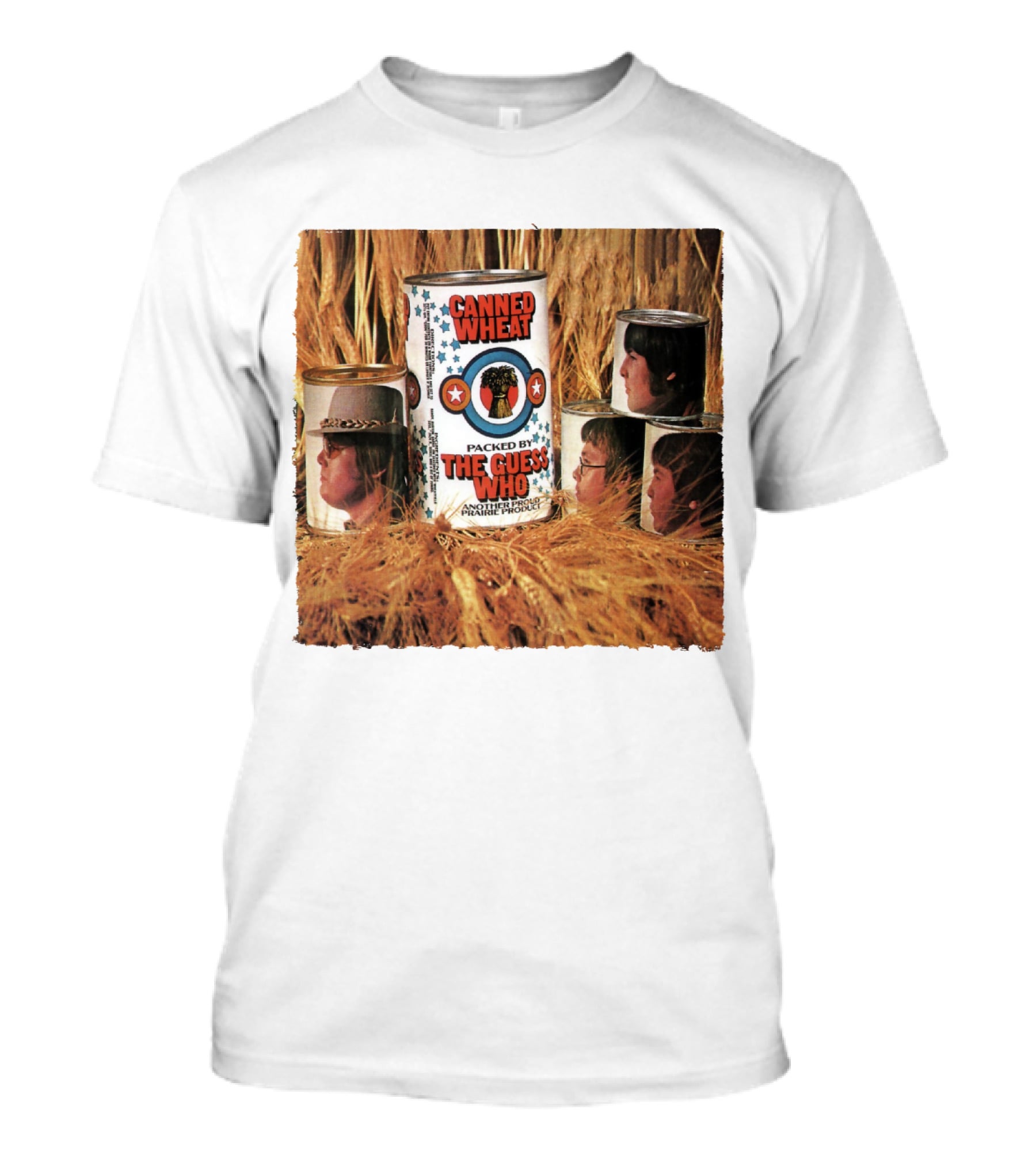 Canned Wheat Packed By The Guess Who Album Cover T-Shirt