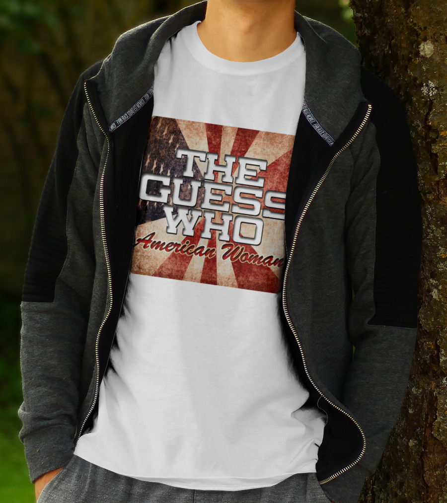 The Guess Who American Woman Vintage Flag T-Shirt