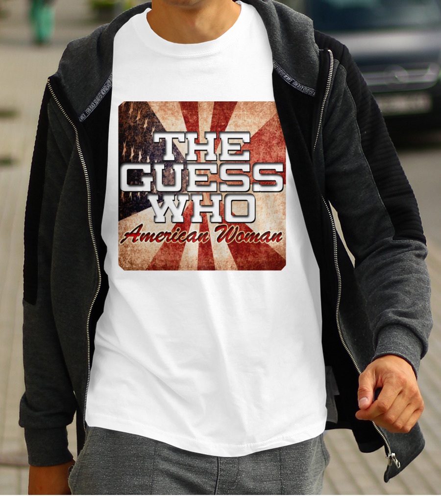 The Guess Who American Woman Vintage Flag T-Shirt