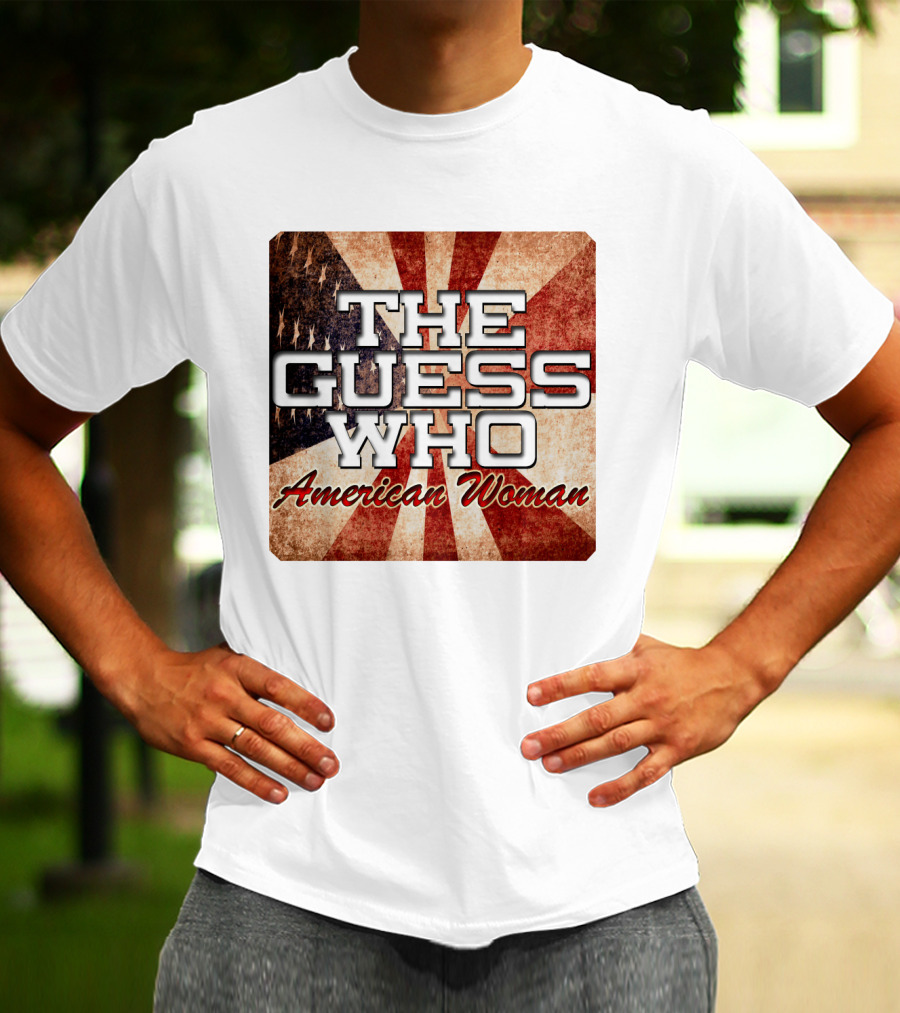The Guess Who American Woman Vintage Flag T-Shirt