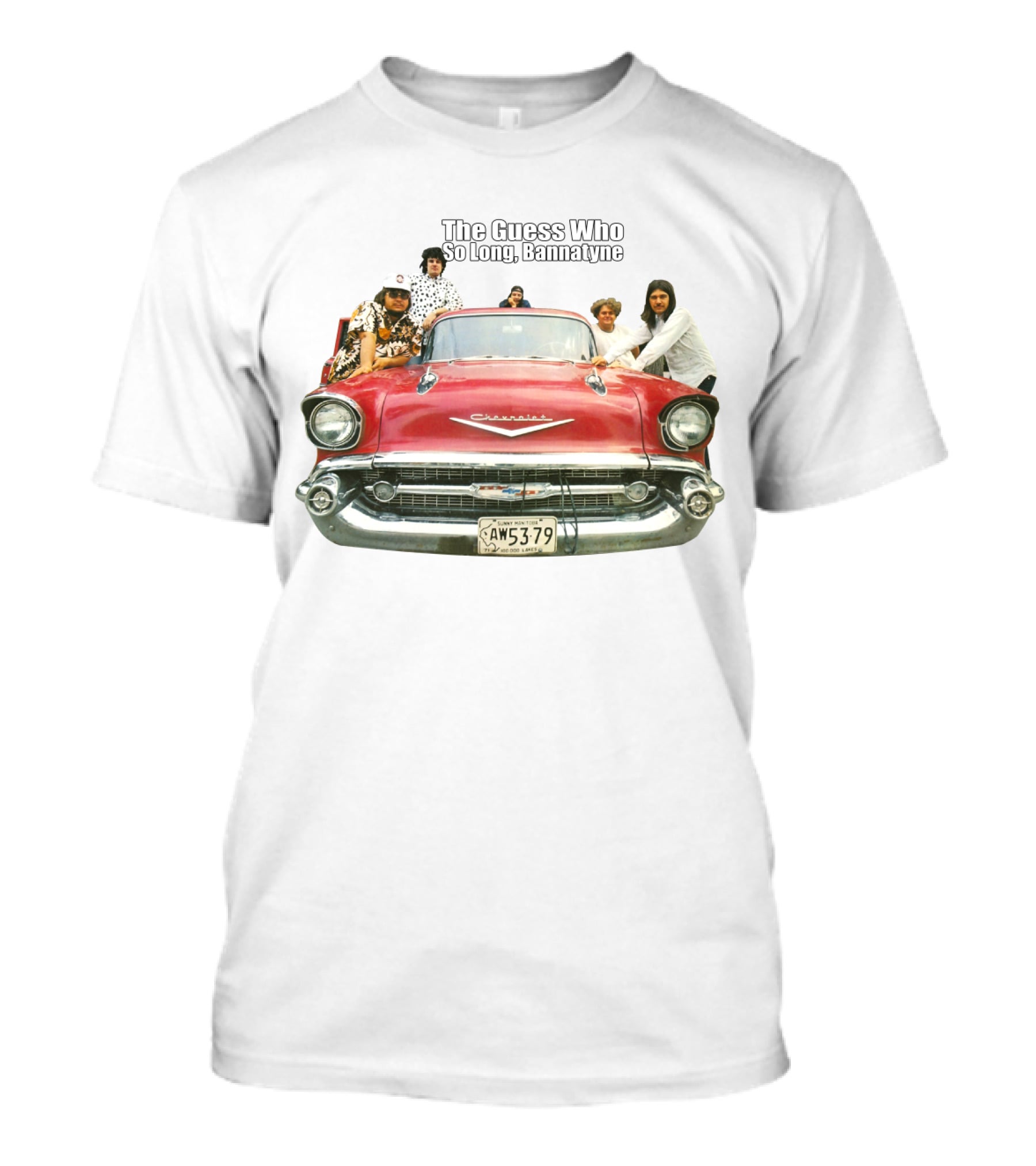 The Guess Who So Long, Bannatyne Red Vintage Car T-Shirt