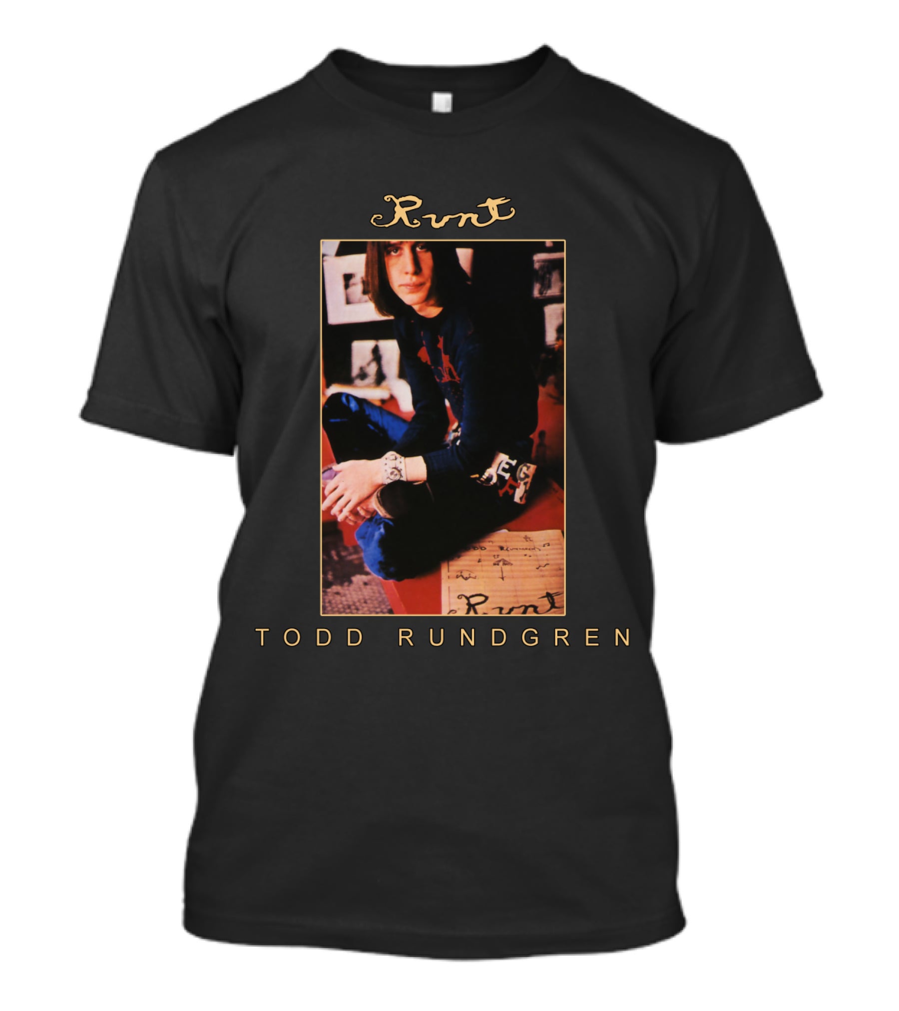 Todd Rundgren Runt Album Cover Vintage Photography T-Shirt