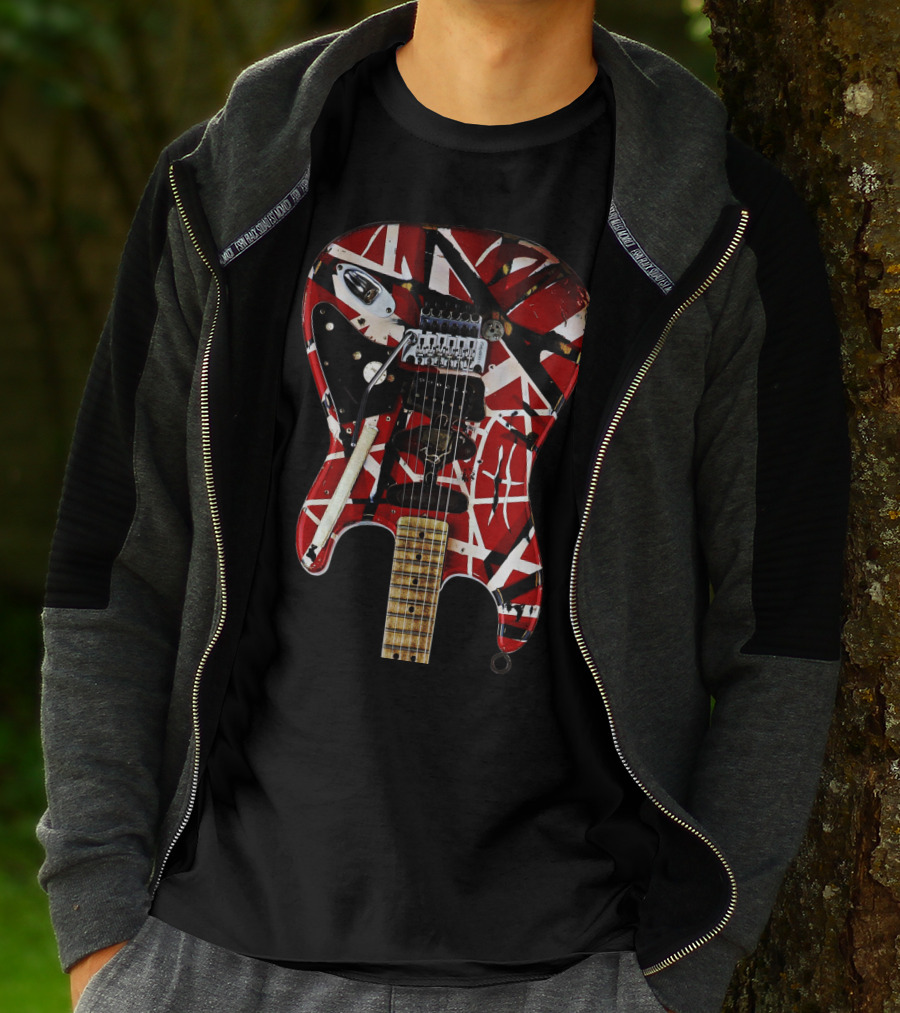 Eddie Van Halen Frankenstein Guitar T-Shirt