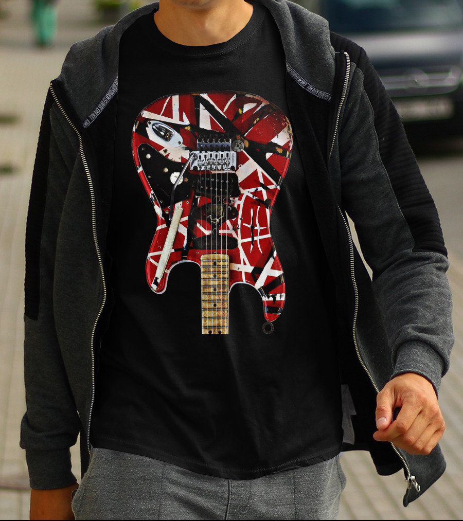 Eddie Van Halen Frankenstein Guitar T-Shirt