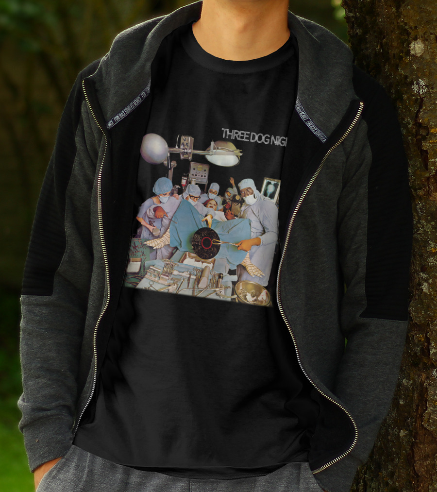 Three Dog Night Vinyl Surgery Operation Scene T-Shirt
