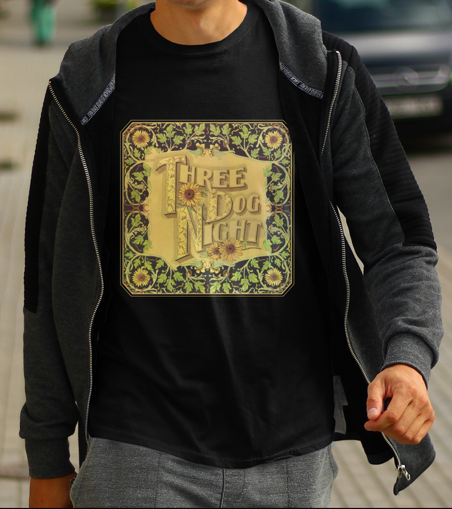 Three Dog Night Vintage Floral T-Shirt