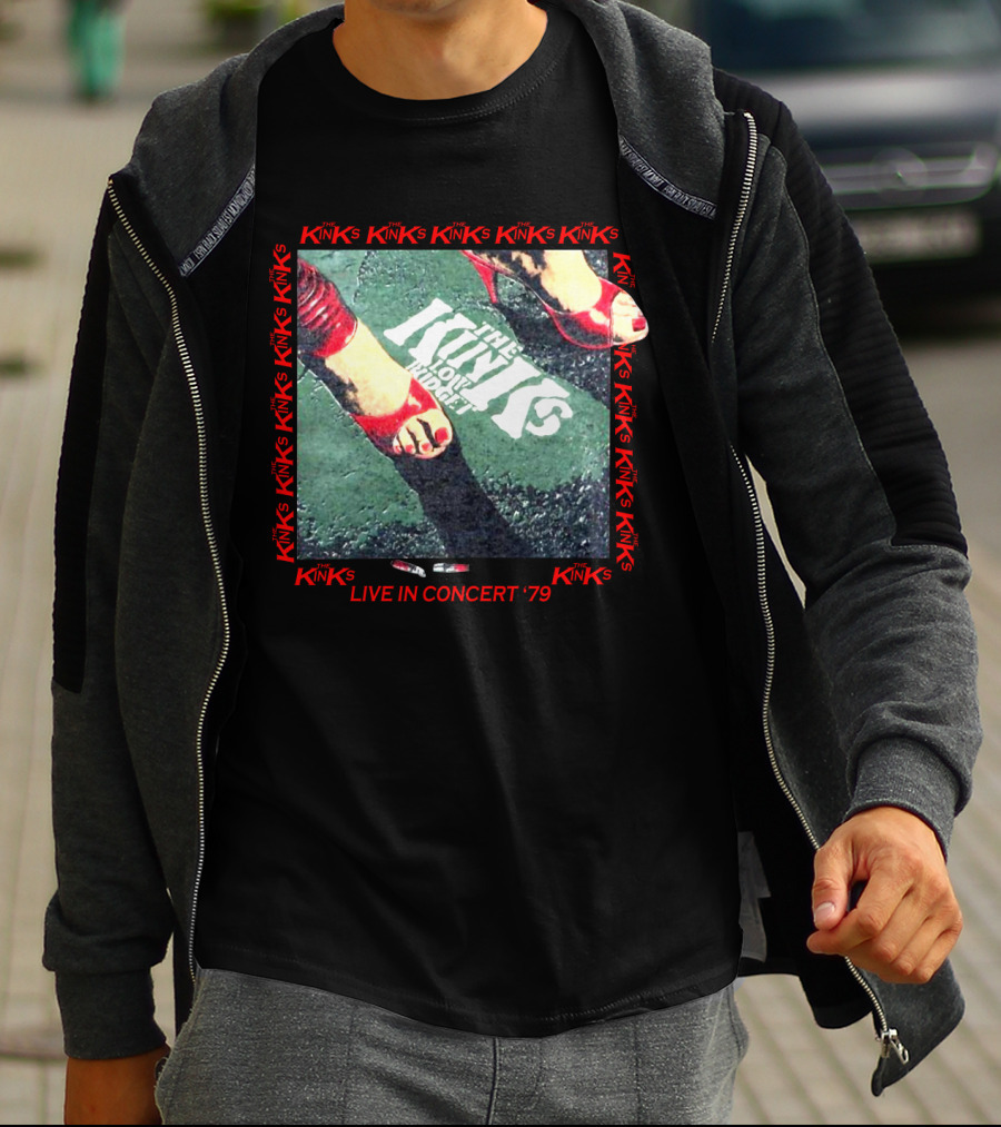 The Kinks Live In Concert '79 Tk-Ms T-Shirt