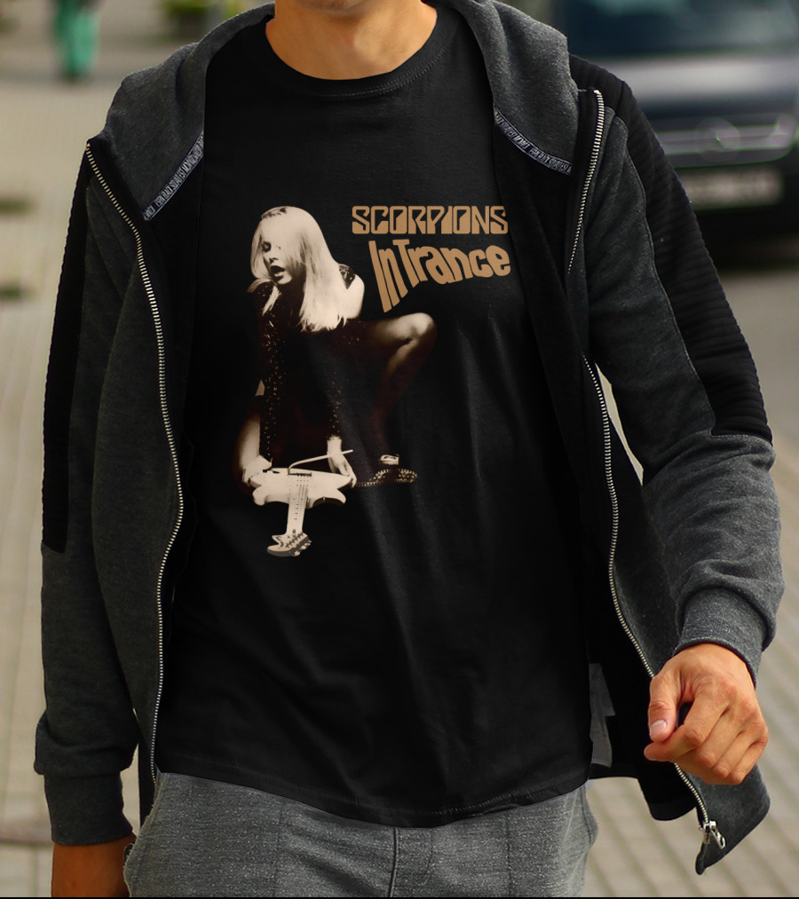 Scorpions In Trance Vintage Rock Album Art T-Shirt