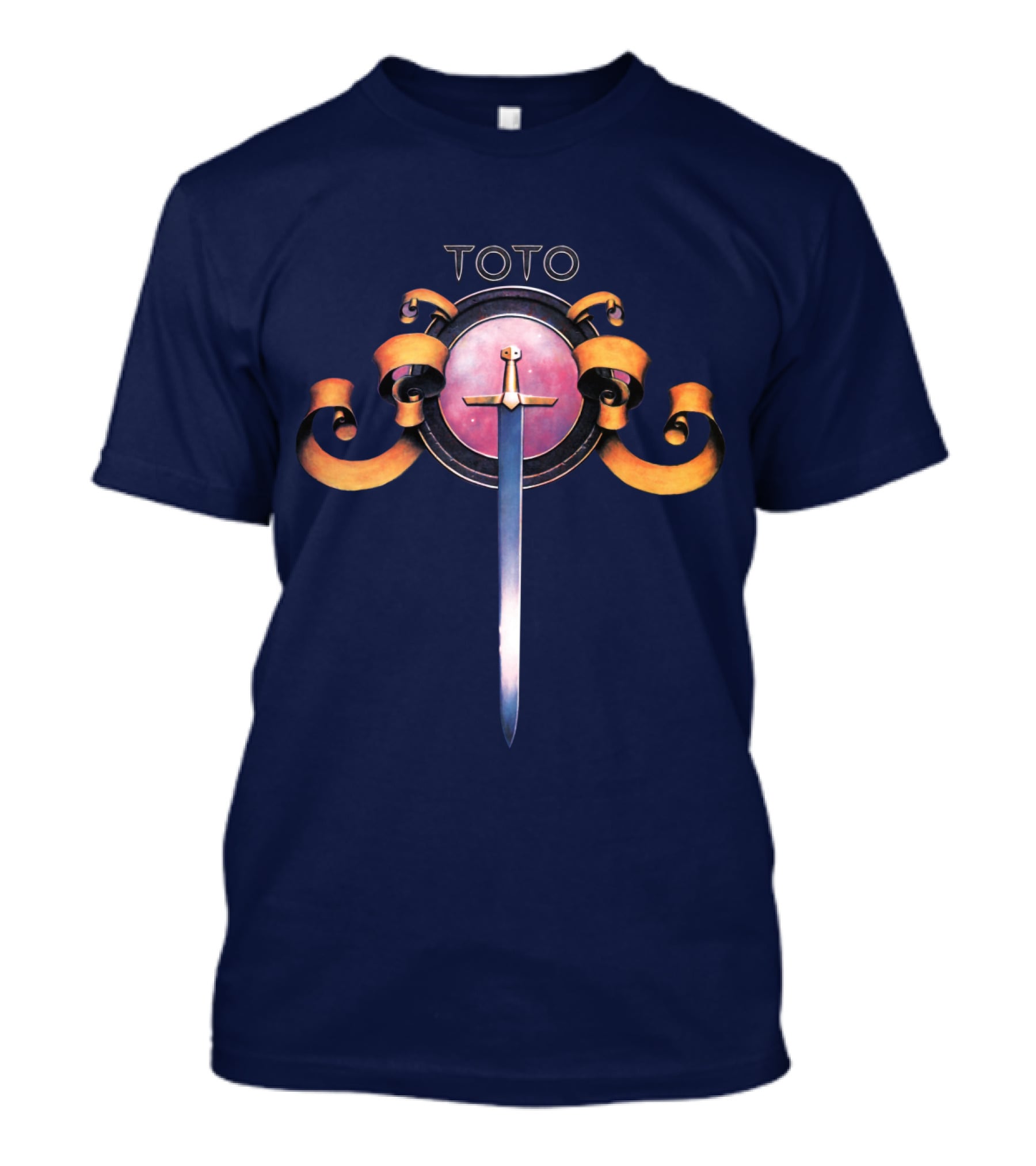 Toto Logo Sword And Ribbons Classic Style T-Shirt