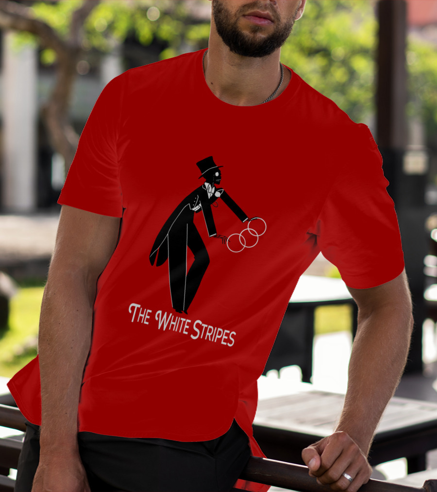 The White Stripes Juggling Man Red T-Shirt