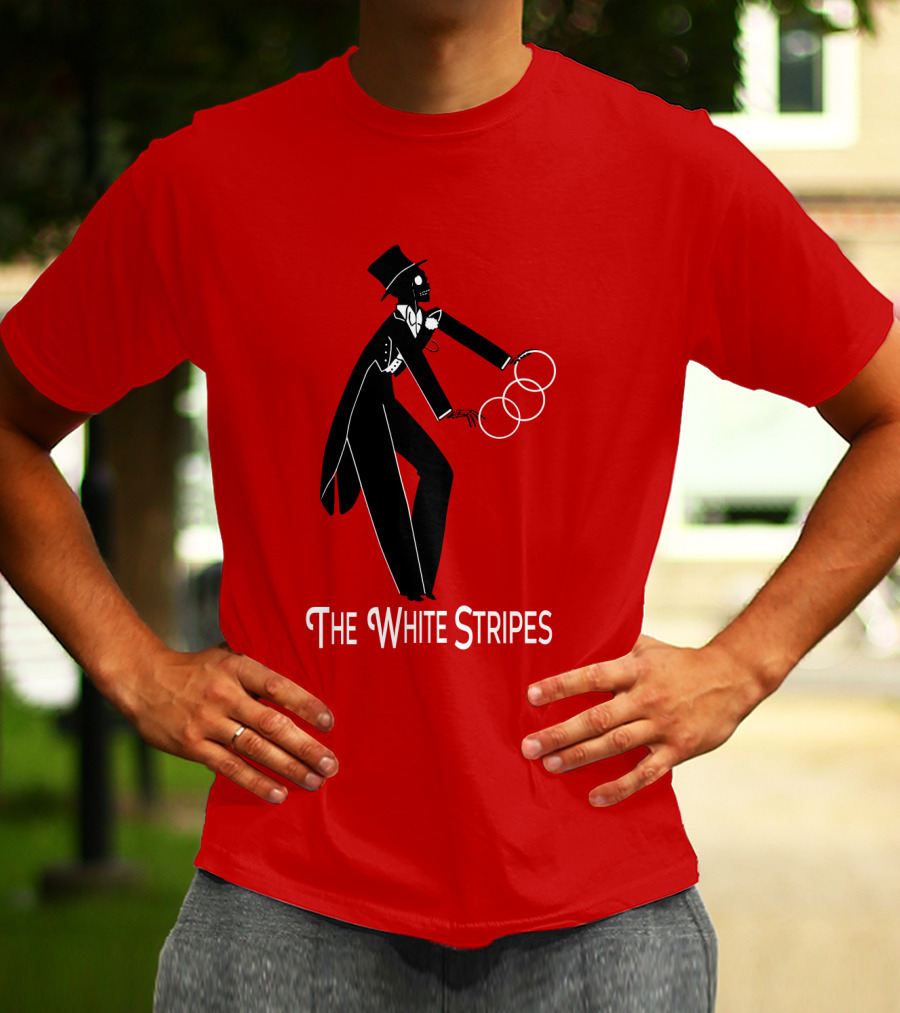 The White Stripes Juggling Man Red T-Shirt
