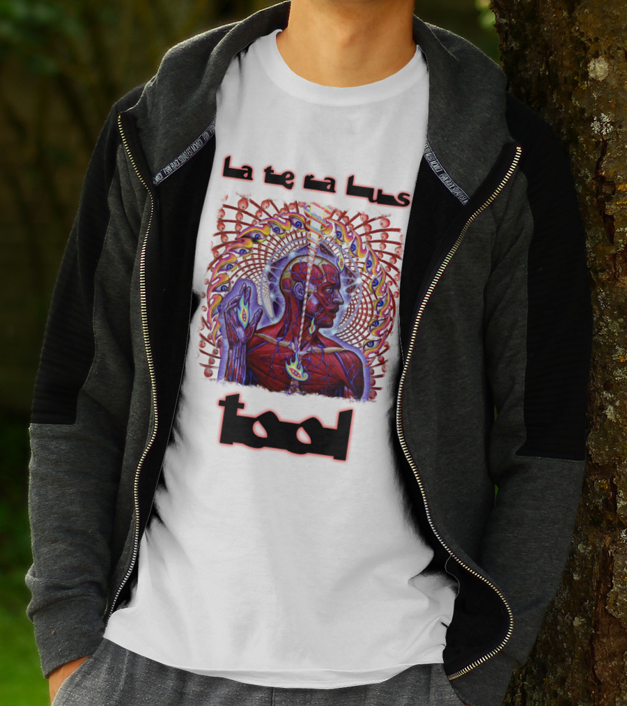 Tool Lateralus Inspired Psychedelic Art With Anatomical Human Figure T-Shirt