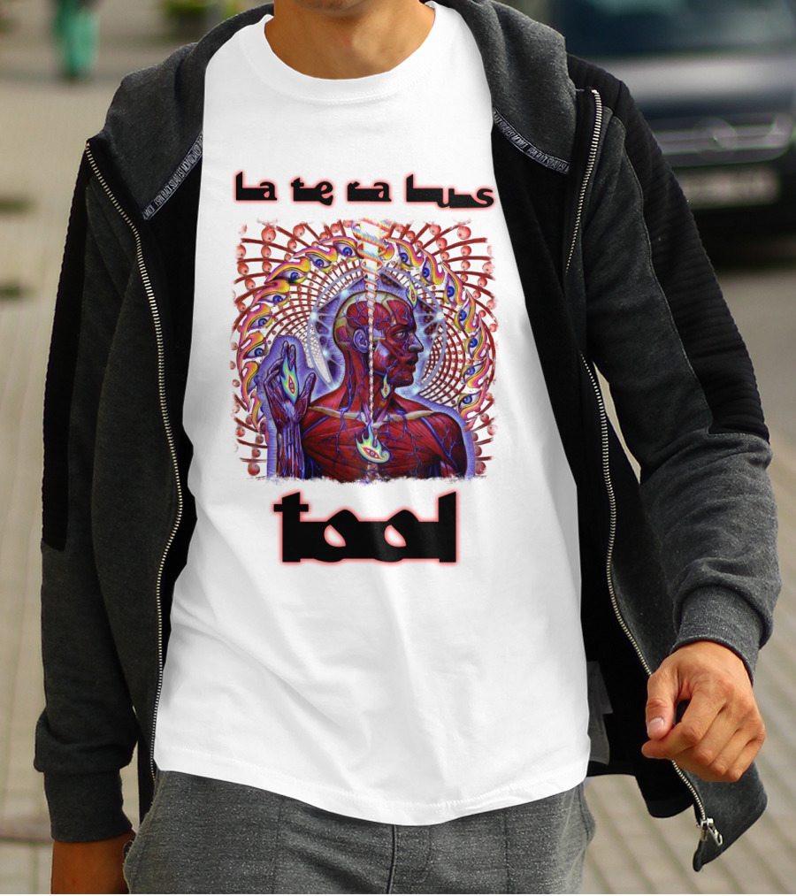 Tool Lateralus Inspired Psychedelic Art With Anatomical Human Figure T-Shirt