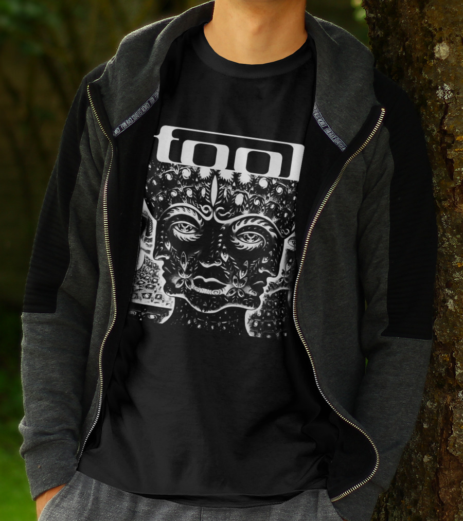 Tool Alex Grey Psychedelic Art Three Faces T-Shirt