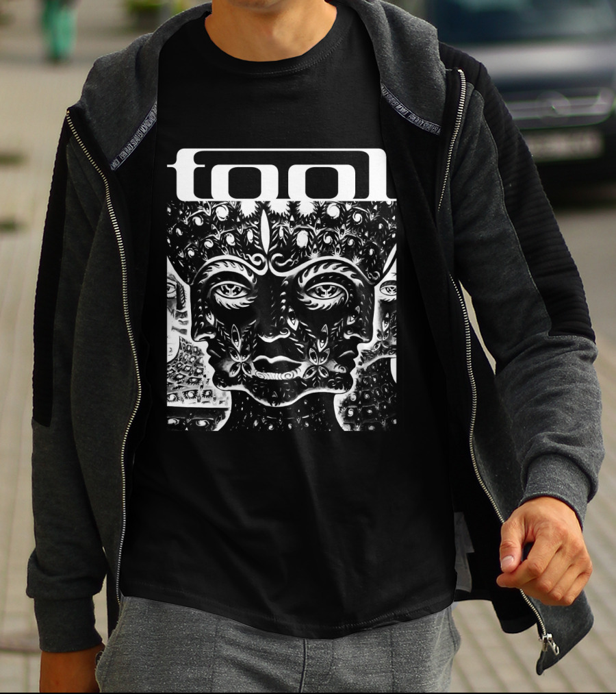 Tool Alex Grey Psychedelic Art Three Faces T-Shirt