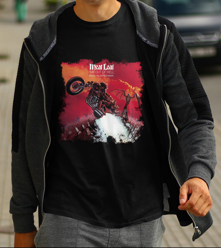 Meat Loaf Bat Out Of Hell Songs By Jim Steinman T-Shirt