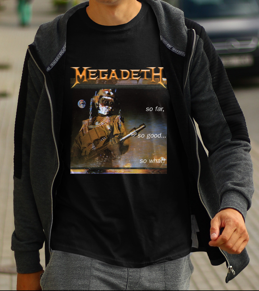 Megadeth So Far So Good So What Mgd-Ms T-Shirt