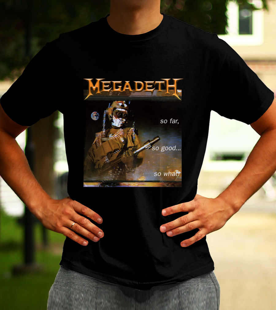 Megadeth So Far So Good So What Mgd-Ms T-Shirt