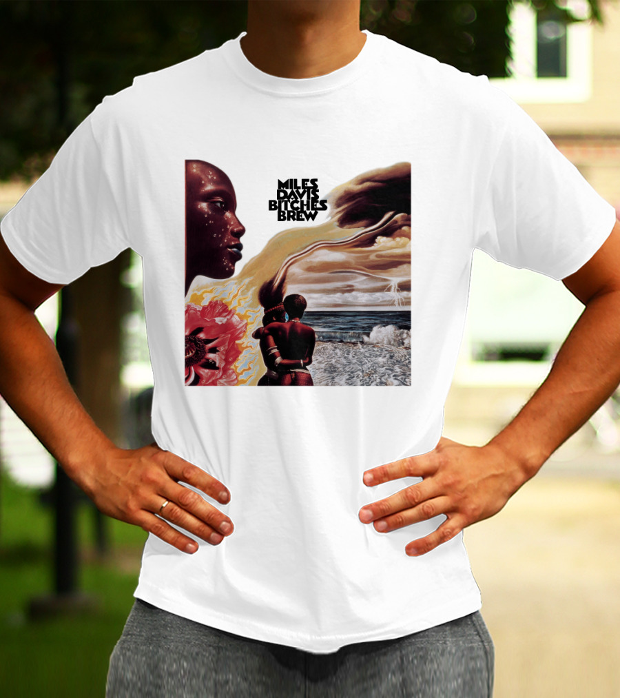 Miles Davis Bitches Brew Album Cover Art T-Shirt