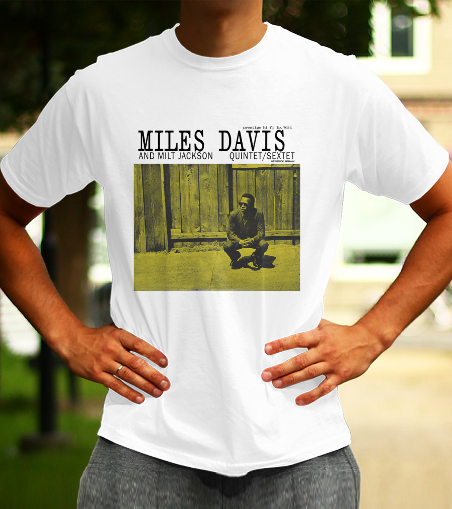 Miles Davis And Milt Jackson Quintet/Sextet Prestige Hi Fi Lp 7034 T-Shirt
