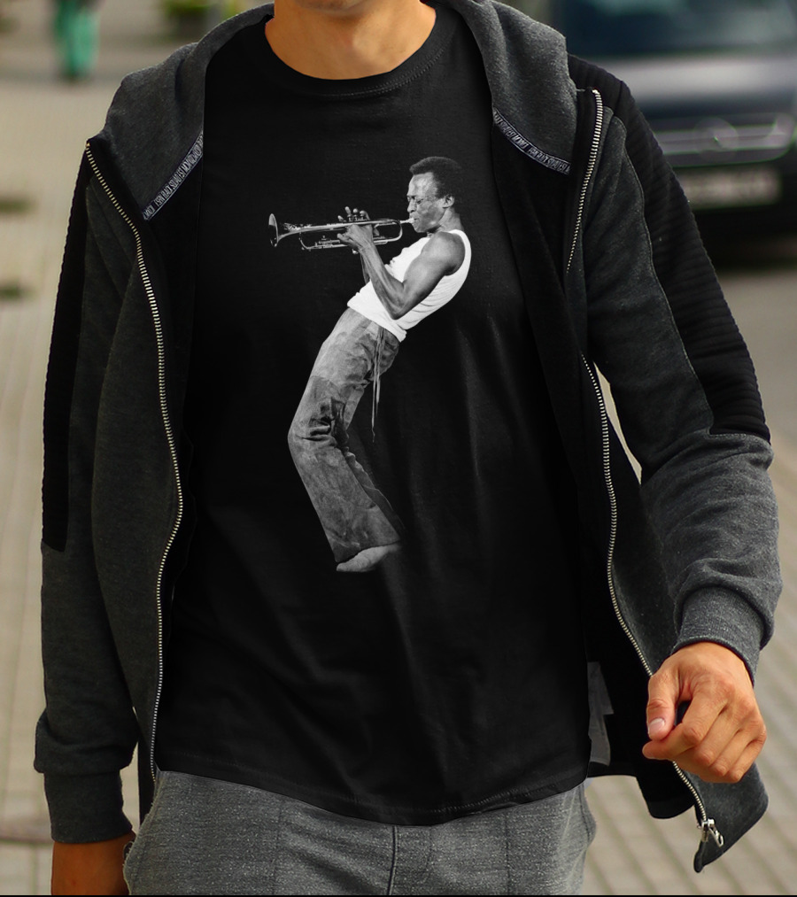 Jazz Musician Trumpet Player Iconic Performance T-Shirt