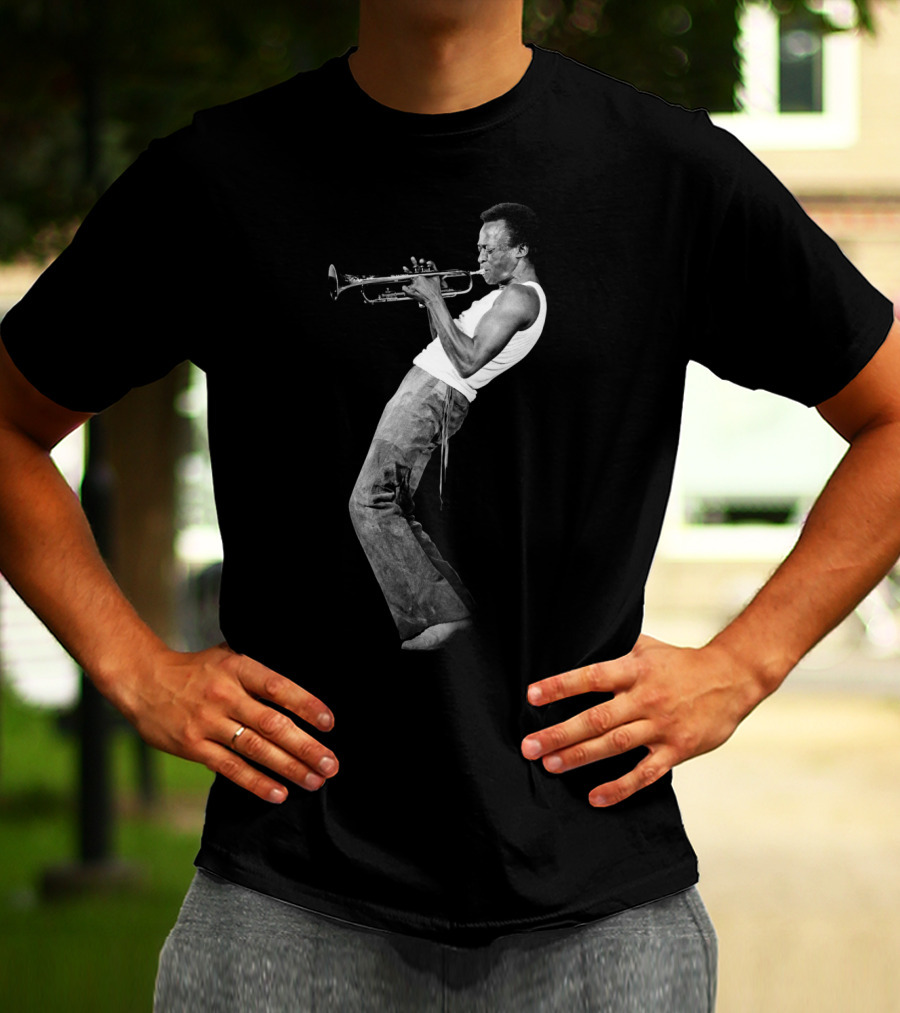 Jazz Musician Trumpet Player Iconic Performance T-Shirt