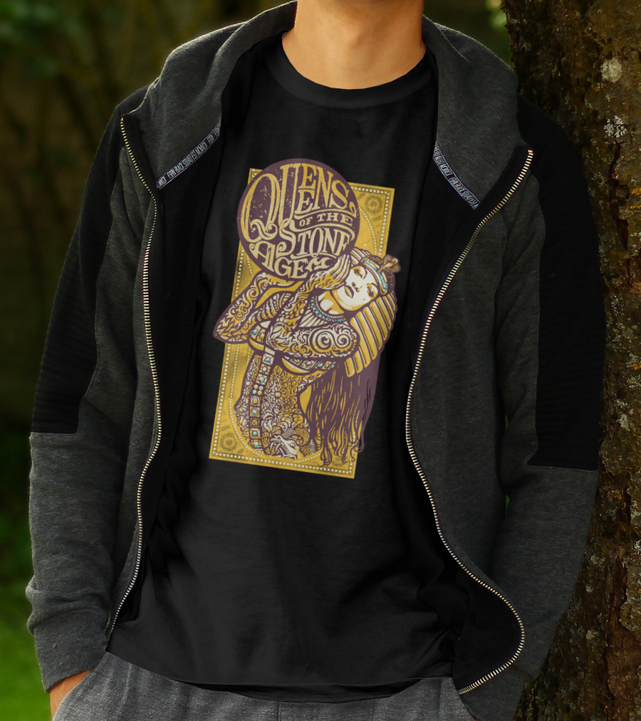 Queens Of The Stone Age Egyptian Tattoo Art T-Shirt