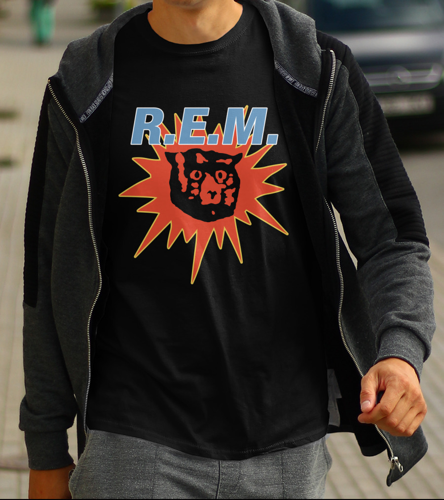 R.e.m. Bright Orange Lion Burst T-Shirt