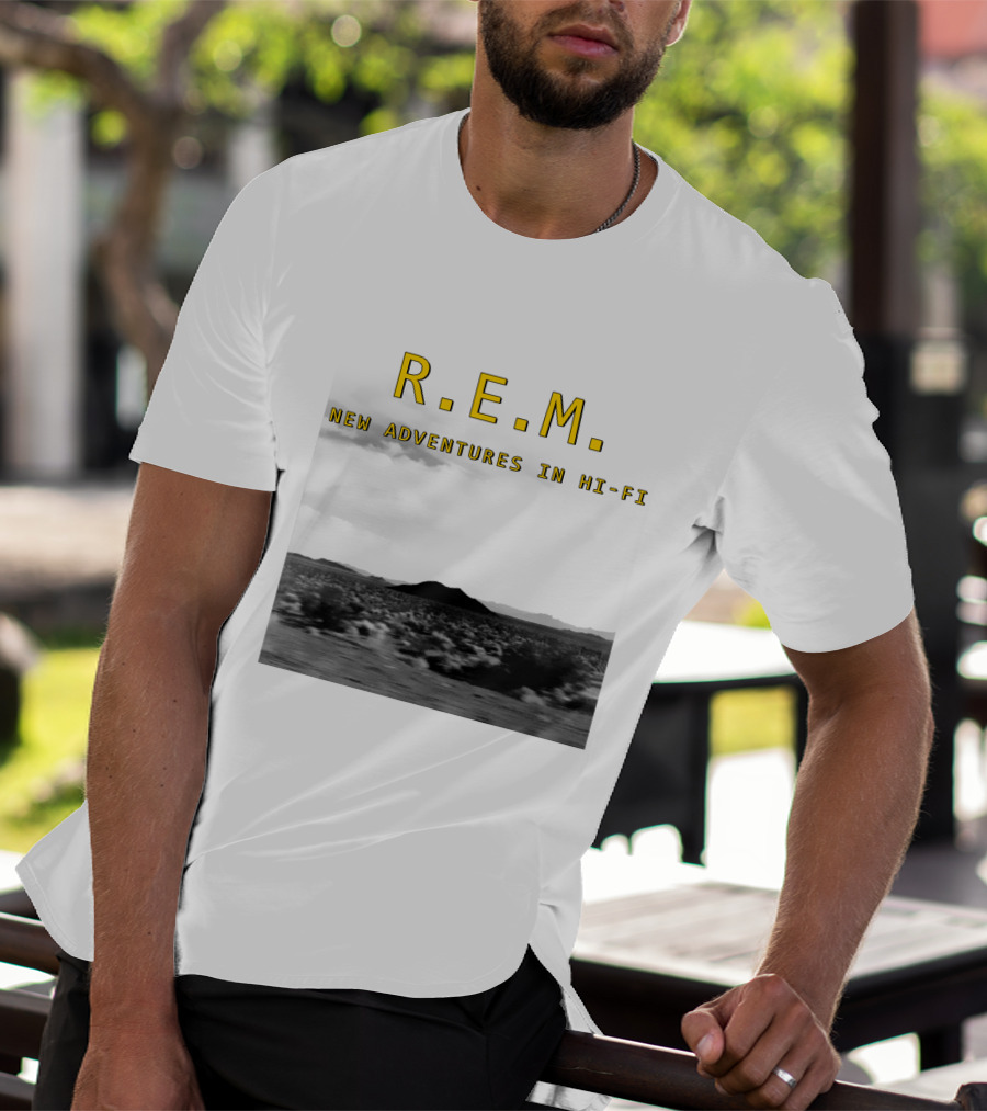 R.E.M. New Adventures In Hi-Fi Desert Landscape Photography T-Shirt