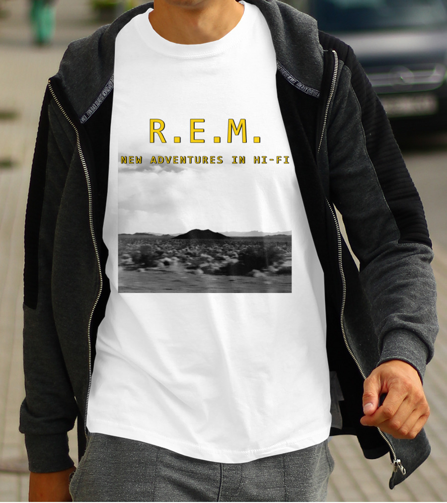 R.E.M. New Adventures In Hi-Fi Desert Landscape Photography T-Shirt