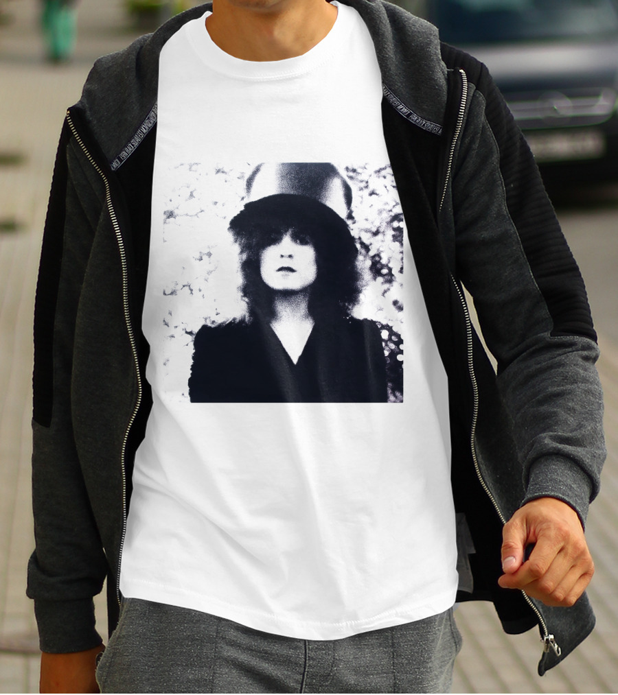 Marc Bolan Top Hat Monochrome Portrait Trx T-Shirt