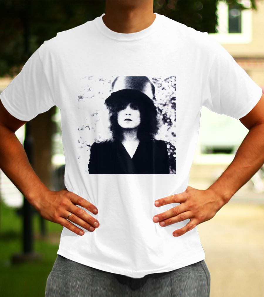 Marc Bolan Top Hat Monochrome Portrait Trx T-Shirt
