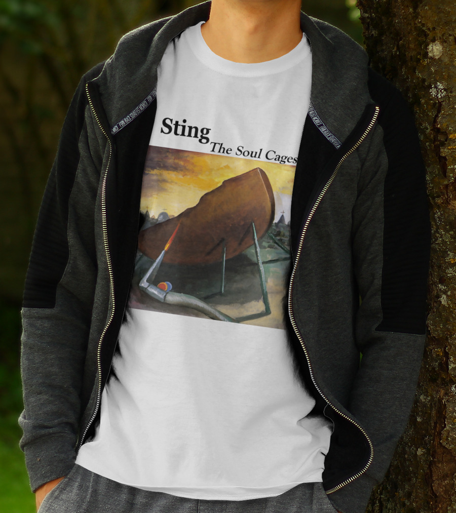 Sting The Soul Cages Album Cover Art T-Shirt