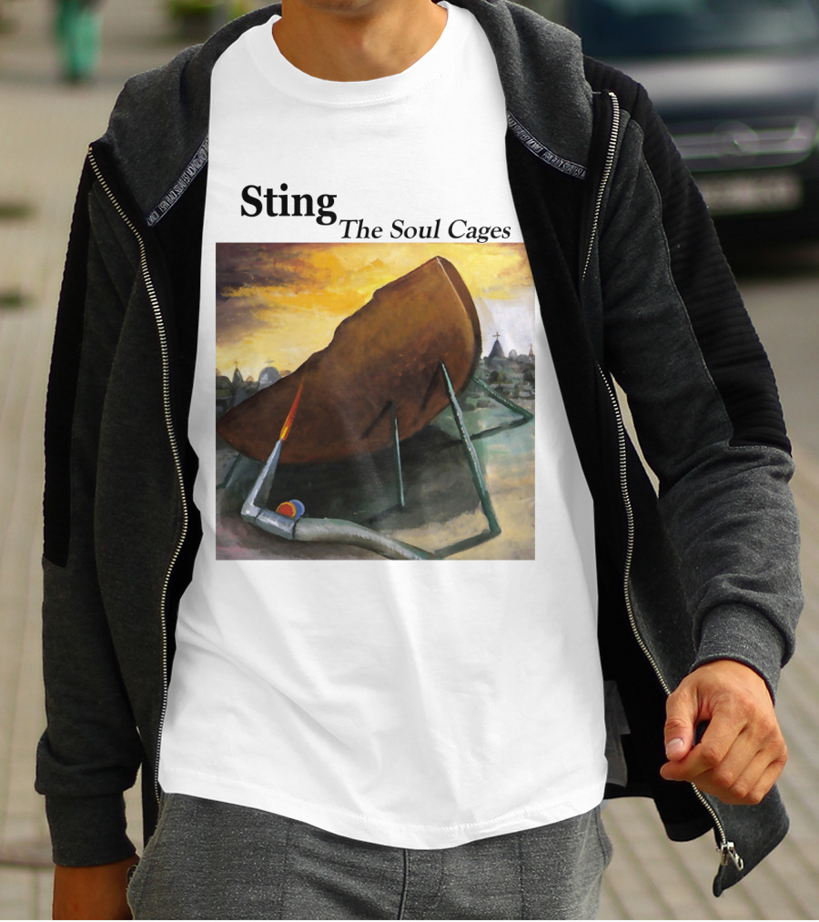 Sting The Soul Cages Album Cover Art T-Shirt