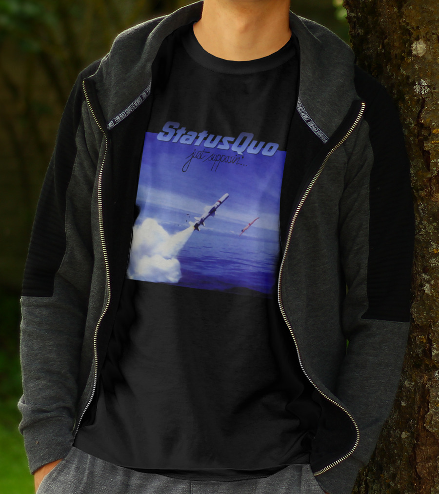 Status Quo Just Supposin. Ocean Rocket Launch T-Shirt