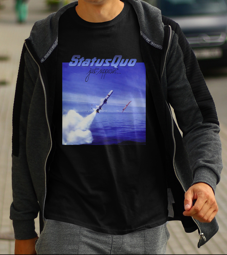 Status Quo Just Supposin. Ocean Rocket Launch T-Shirt