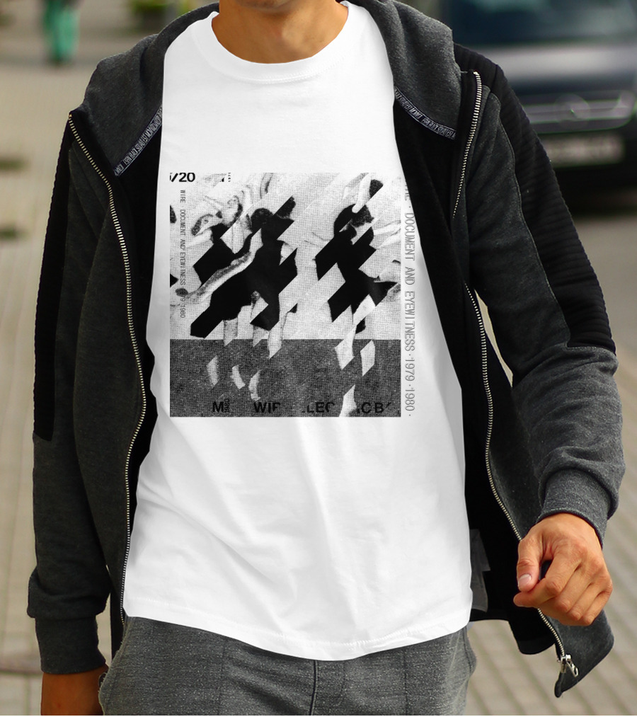 Wire Document And Eyewitness 1979 1980 V/20 M LE CB T-Shirt