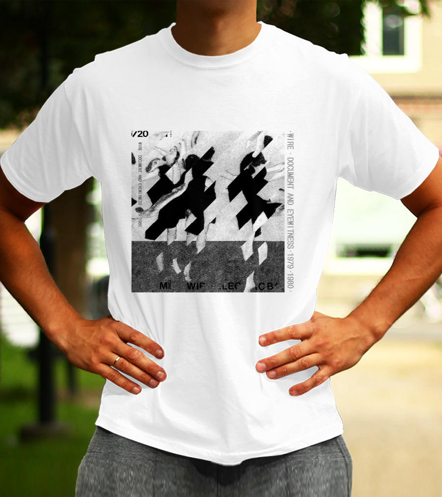 Wire Document And Eyewitness 1979 1980 V/20 M LE CB T-Shirt