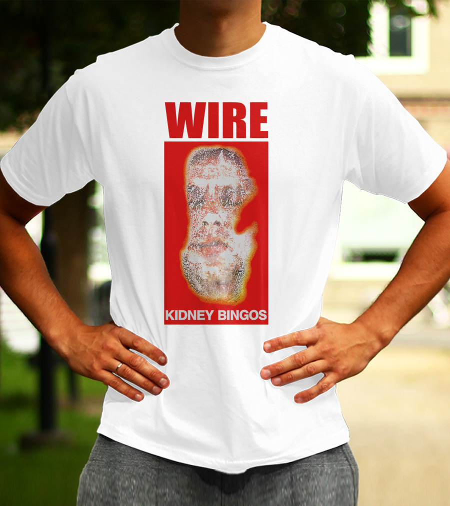 WIRE Kidney Bingos Red Face T-Shirt