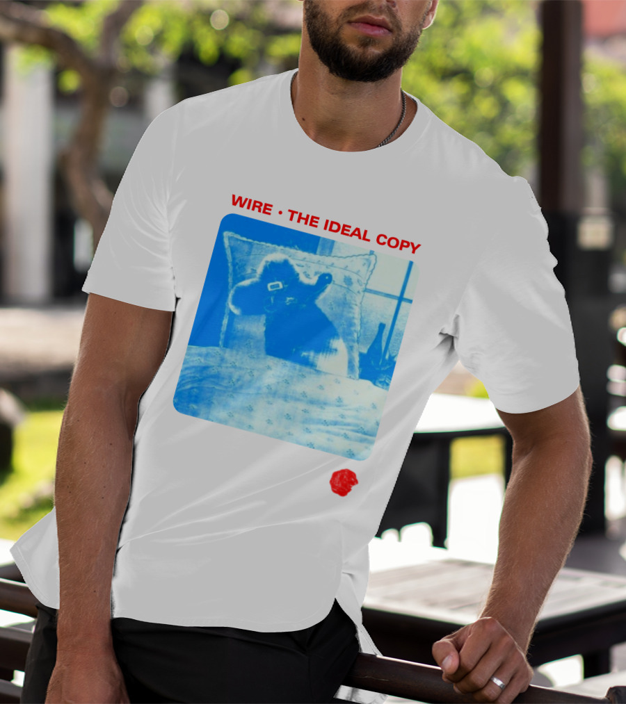 Wire The Ideal Copy Blue Dog On Pillow T-Shirt