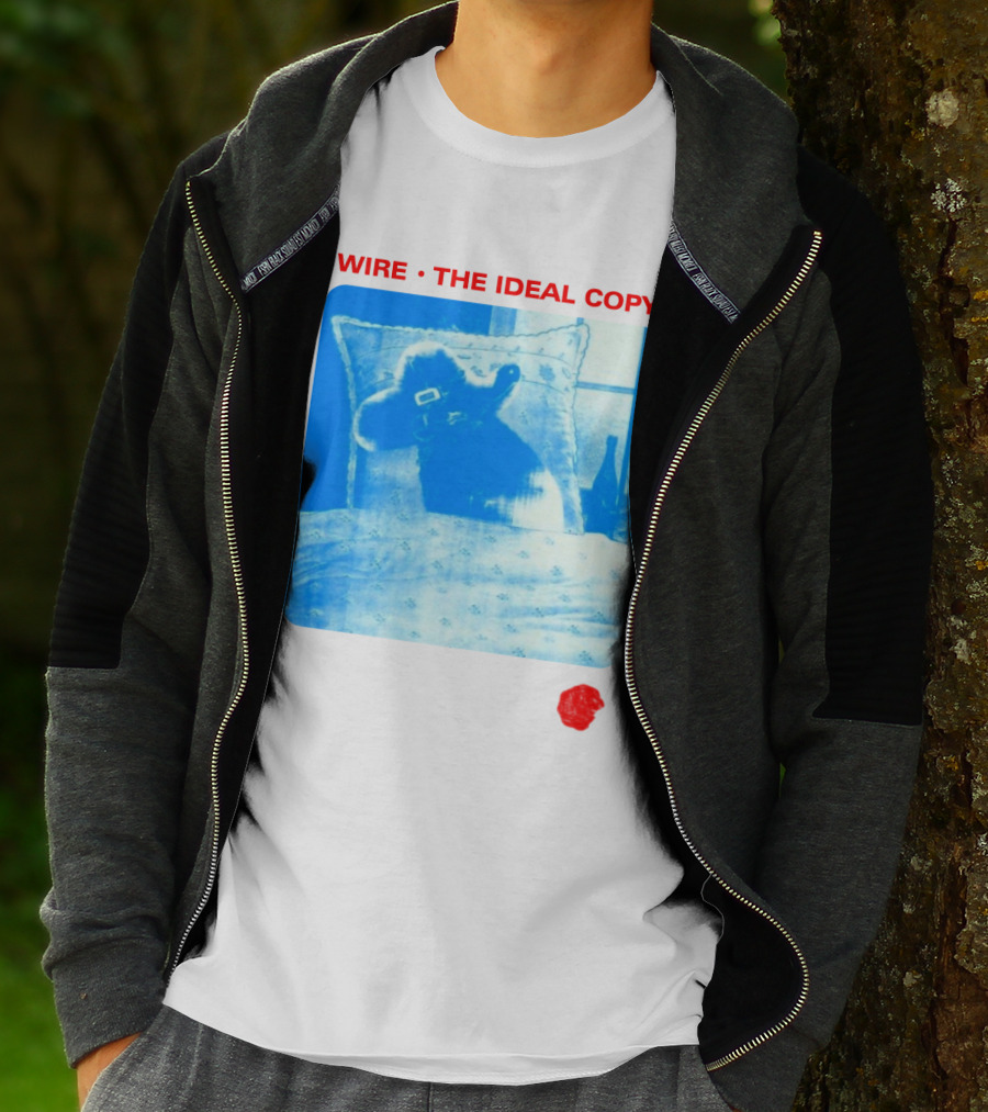 Wire The Ideal Copy Blue Dog On Pillow T-Shirt
