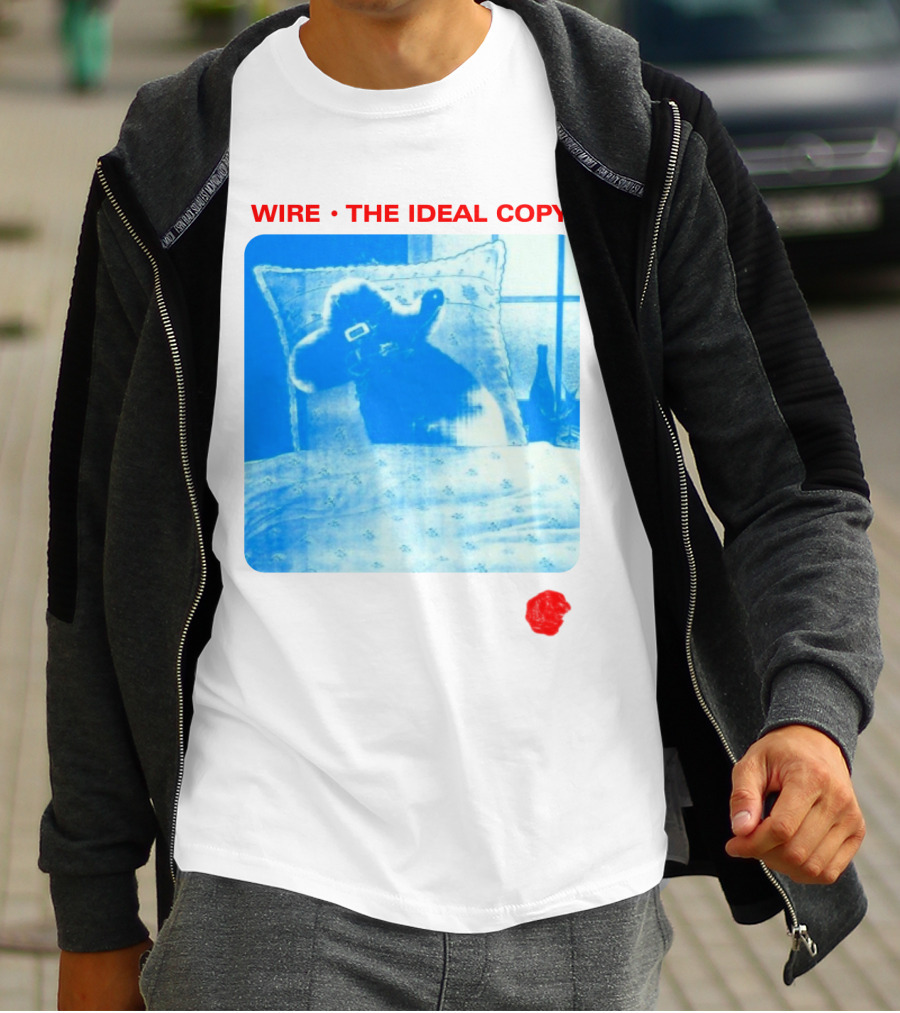 Wire The Ideal Copy Blue Dog On Pillow T-Shirt
