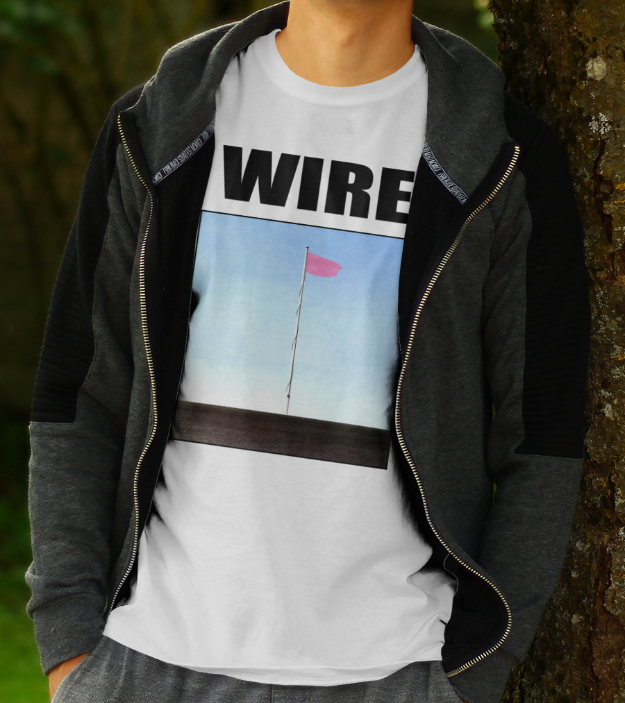 Wire Pink Flag Iconic Album Cover T-Shirt