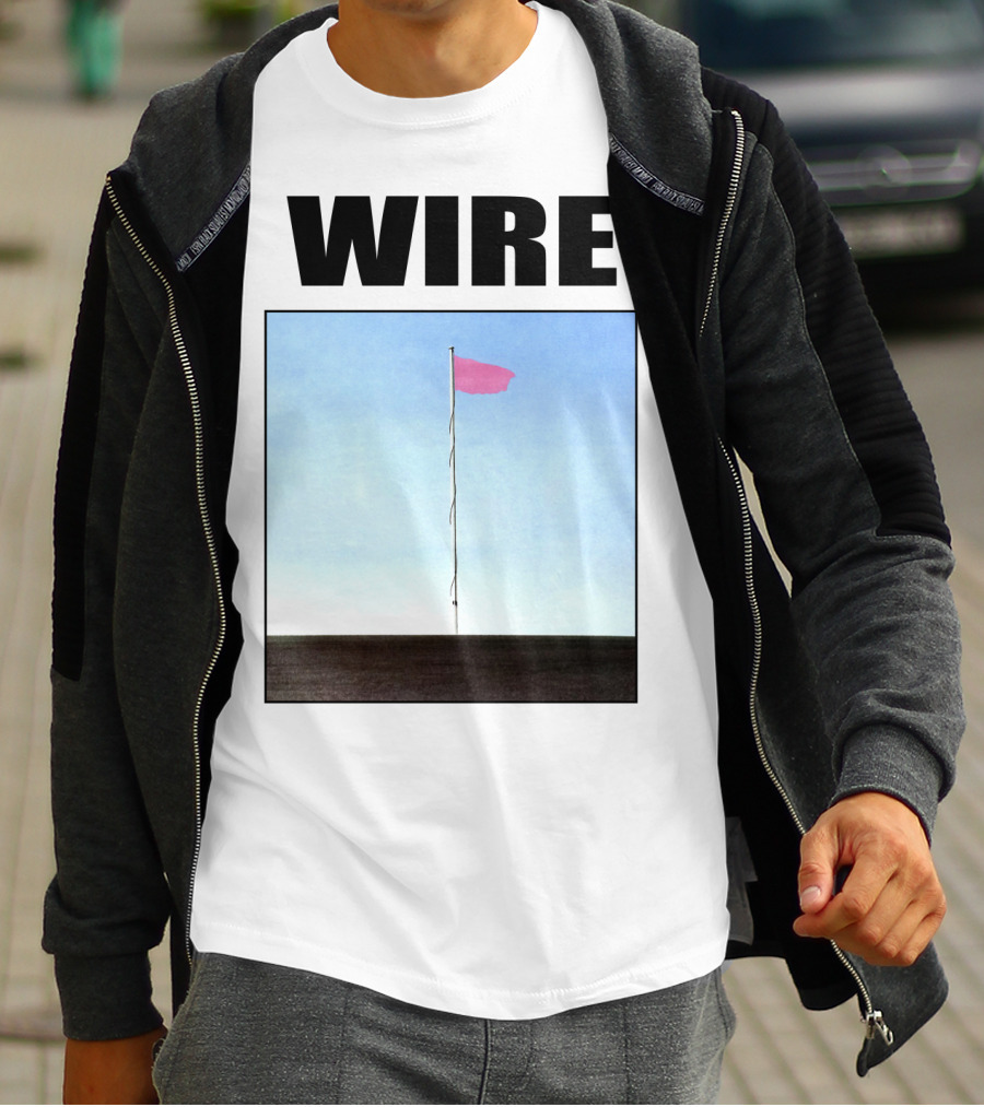 Wire Pink Flag Iconic Album Cover T-Shirt