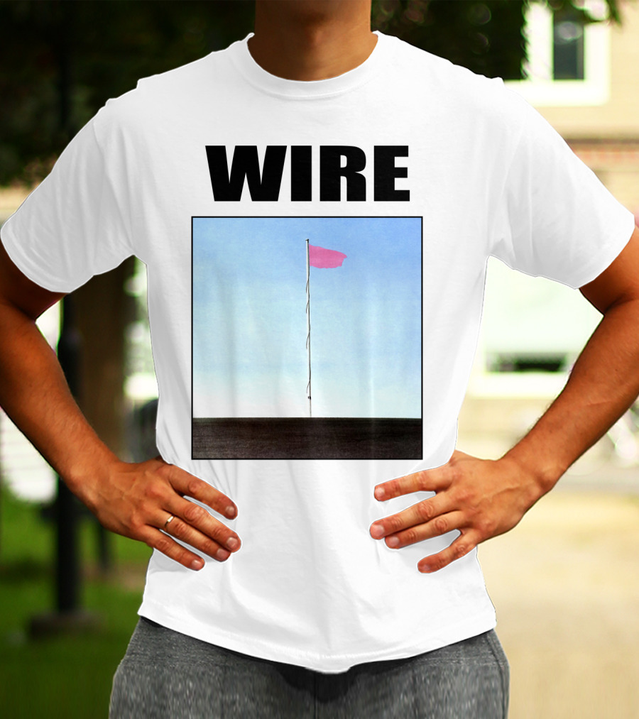 Wire Pink Flag Iconic Album Cover T-Shirt