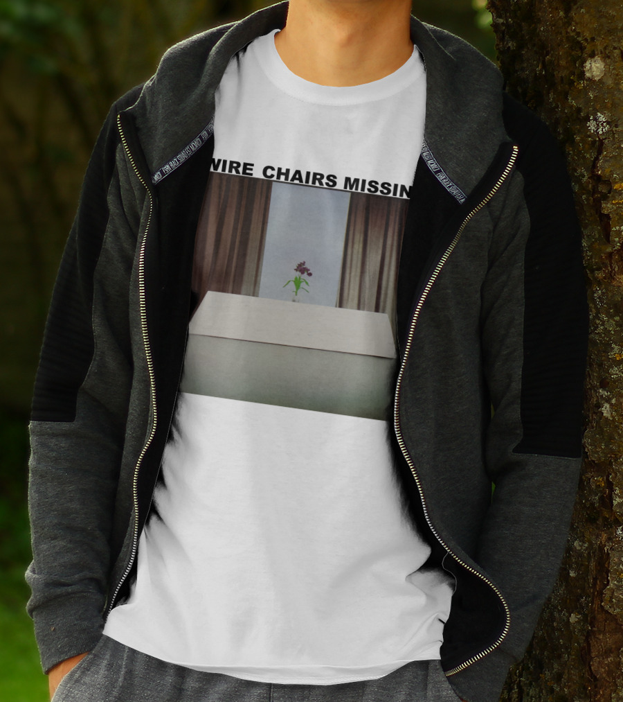 Wire Chairs Missing Orchid On Table Minimalist Room T-Shirt