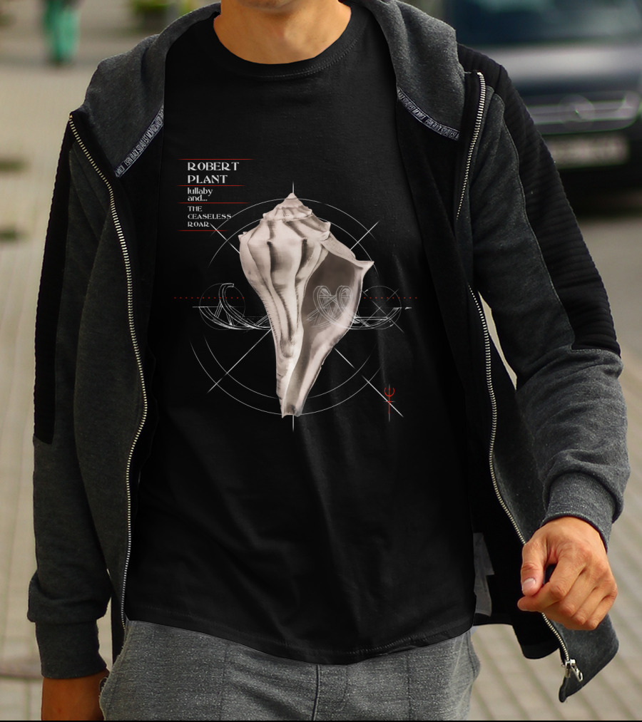 Robert Plant Lullaby And... The Ceaseless Roar Shell Art T-Shirt