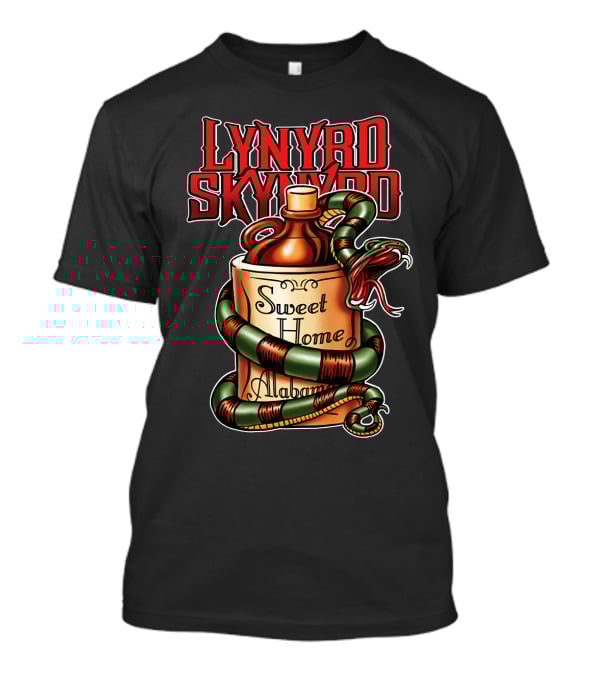 Lynyrd Skynyrd Sweet Home Alabama Decorative Snake Jug T-Shirt